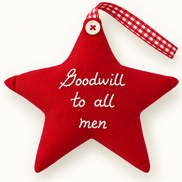 Handcrafted Star-Shaped Christmas Ornaments