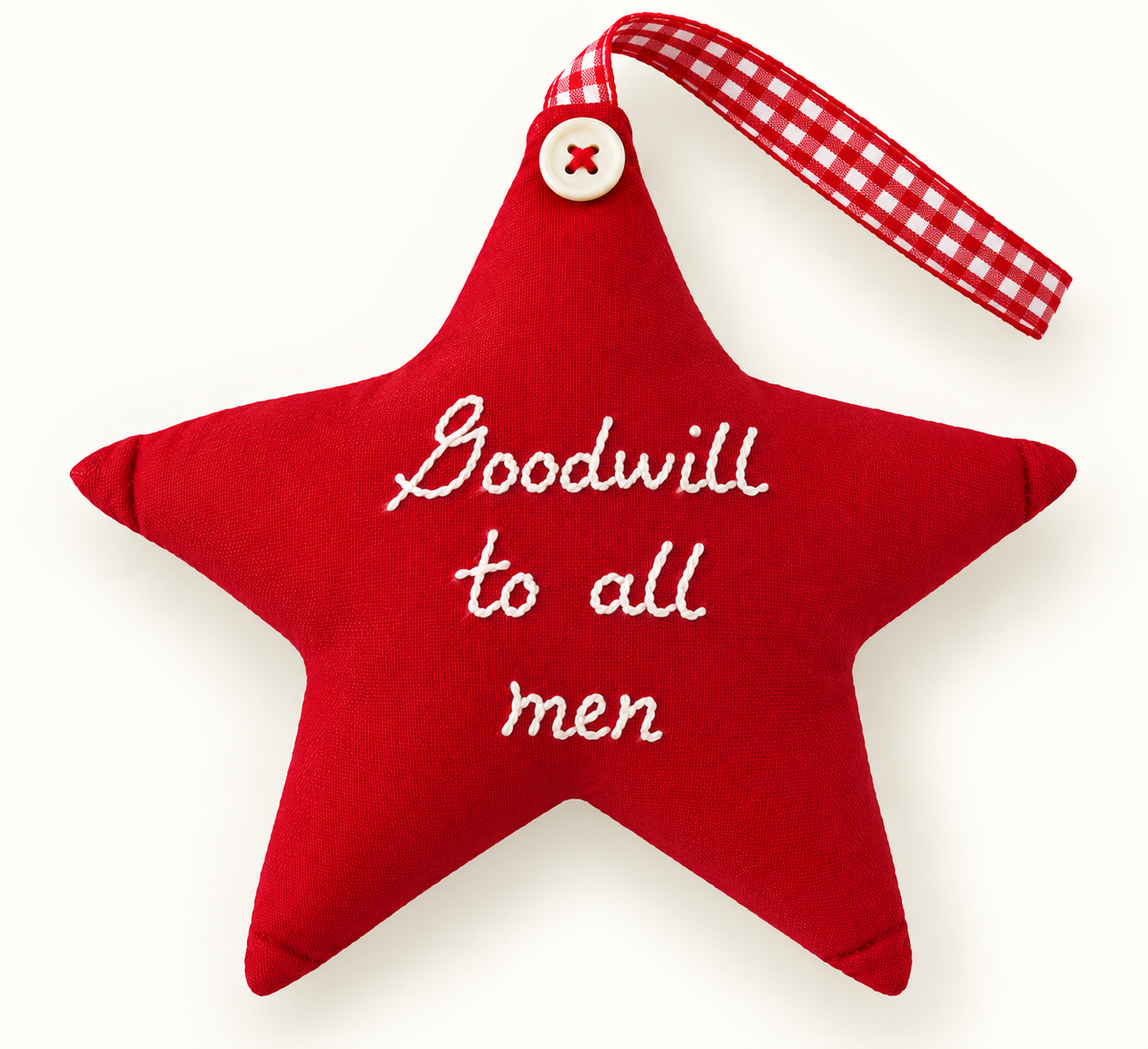 Handcrafted Star-Shaped Christmas Ornaments