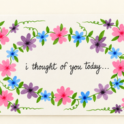 Handmade card - thought of you