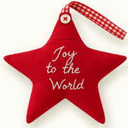 Handcrafted Star-Shaped Christmas Ornaments