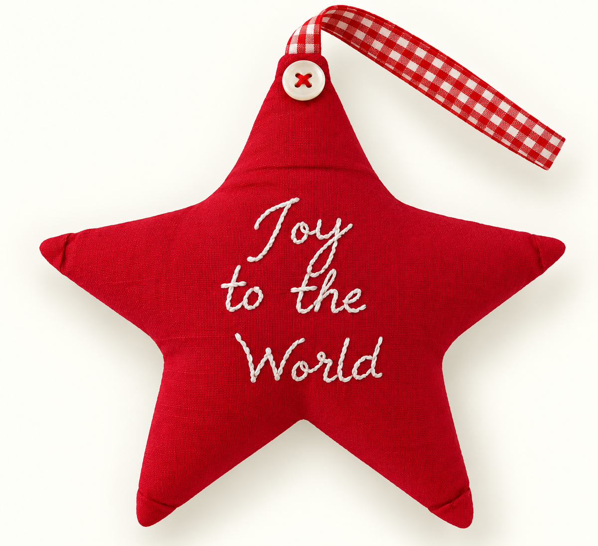 Handcrafted Star-Shaped Christmas Ornaments