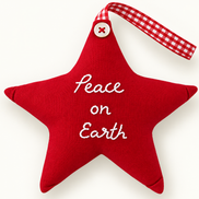 Handcrafted Star-Shaped Christmas Ornaments