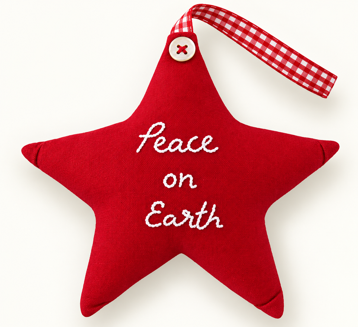 Handcrafted Star-Shaped Christmas Ornaments