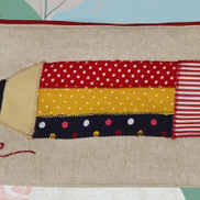 Handcrafted Fabric Pencil Case