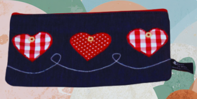 Handcrafted Fabric Pencil Case