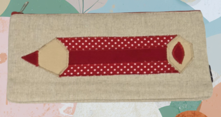 Handcrafted Fabric Pencil Case