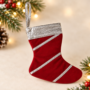 Handcrafted Miniature Velvet Christmas Stockings