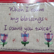 Handstitched Wall Hangings