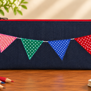 Handcrafted Fabric Pencil Case