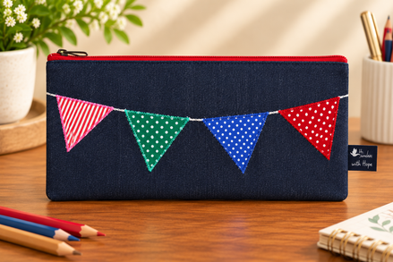 Handcrafted Fabric Pencil Case