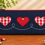 Handcrafted Fabric Pencil Case