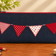 Handcrafted Fabric Pencil Case