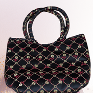 Satin Brocade Handbag