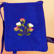 Embroidered Crossbody Sling Bag