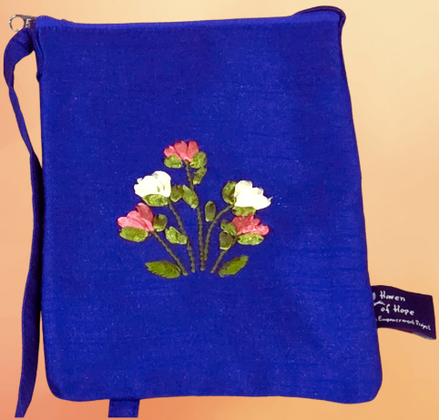 Embroidered Crossbody Sling Bag