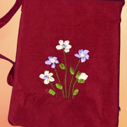 Embroidered Crossbody Sling Bag