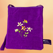Embroidered Crossbody Sling Bag